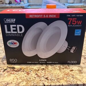 FEIT Electric LED Dimmable Retrofit Lights - White